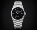 Kronberg Classic watch — 316L stainless steel case with integrated bracelet, front view